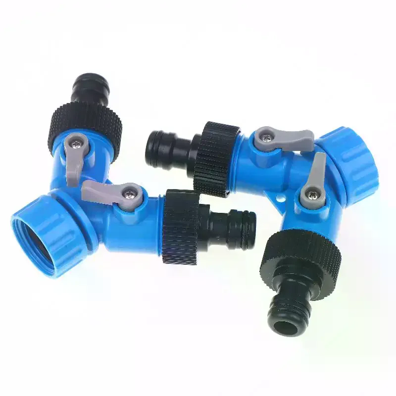 3/4'' Threaded Female Shunt Valve, Y-Connector Faucet Water Splitter for Garden Irrigation System