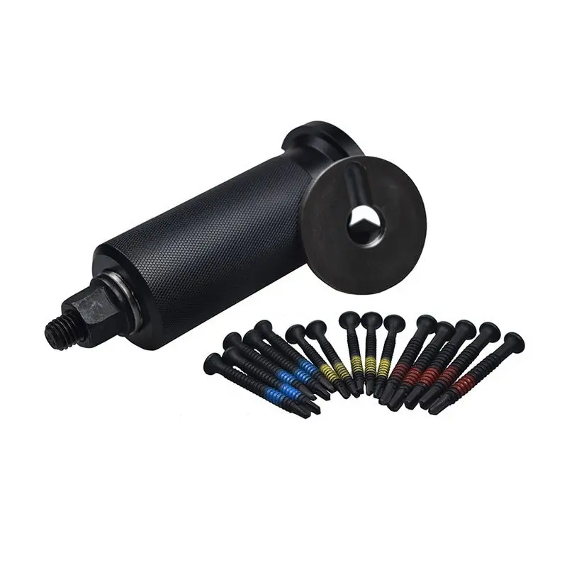 

Repair Toos Model Locksmith Tool Key Pin Cylinder Puller Remover with 10 PCS 4.2mm 4.8mm 5.5mm Replacement Screw Locksmith Tool