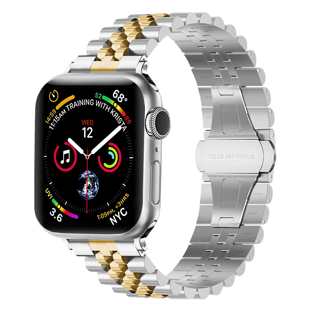 Metal strap for Apple watch Ultra 49mm 10 42mm 46mm 9 8 7 45mm 41mm Stainless steel replacement band for iwatch 6 5 SE 44mm 40mm