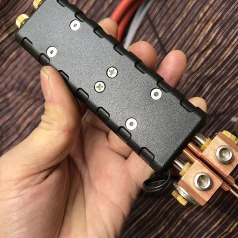 A10 Integrated Spot Welding Pen Handle for 18650 Battery Pack Assembly Nickel Plated Pure Nickel Copper