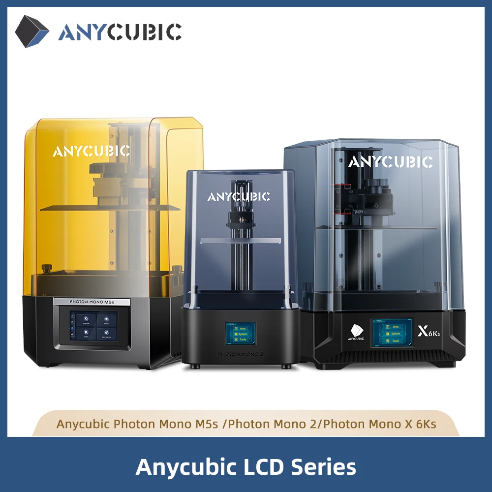 ANYCUBIC DLP SLA LCD Resina Impressora 3D Photon Mono 2,M5s Pro,14K Photon Mono M7 Pro, M7, Lavagem e Cura 3, 3 Plus, Max