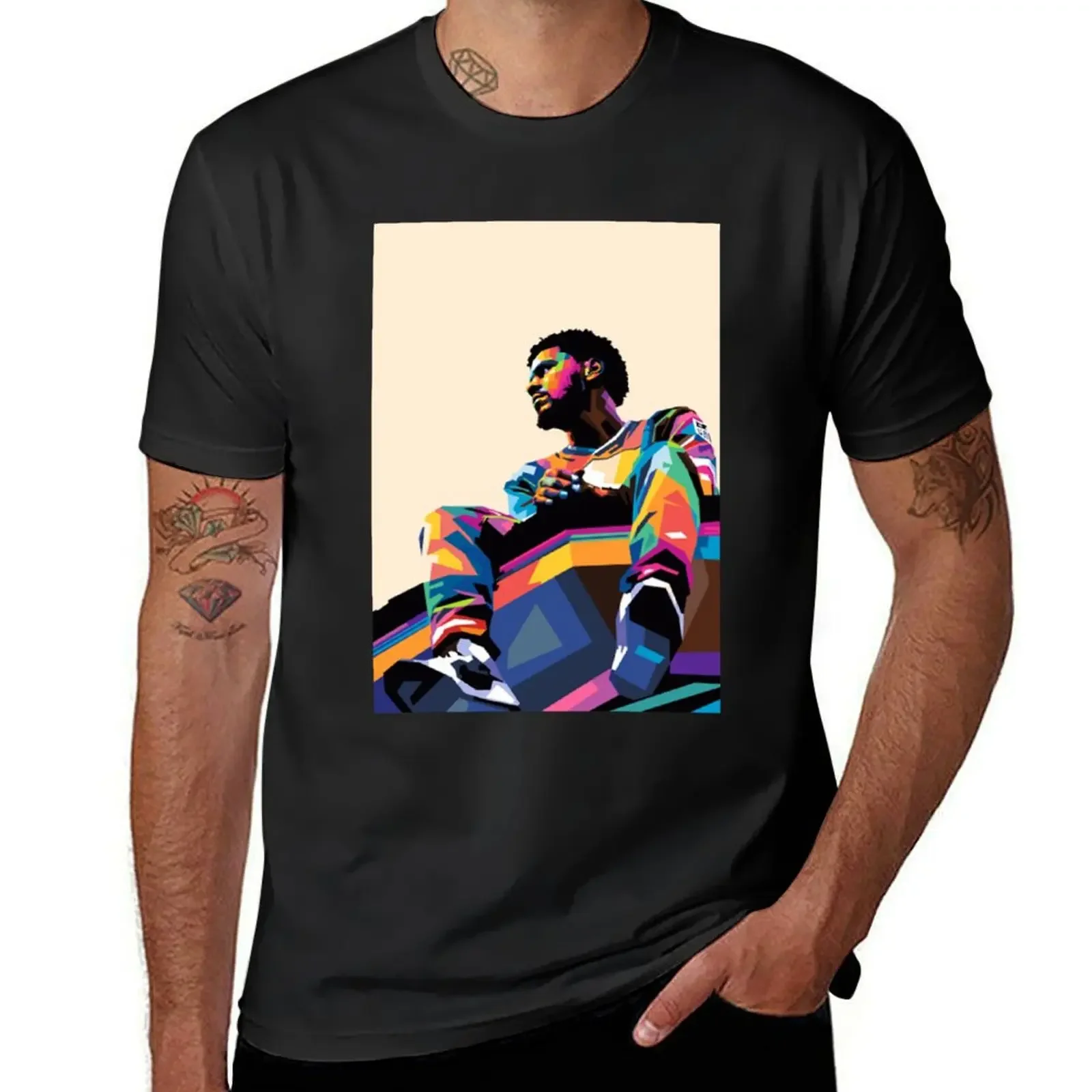 

J Cole T-Shirt hippie clothes new edition for a boy cotton t shirt men