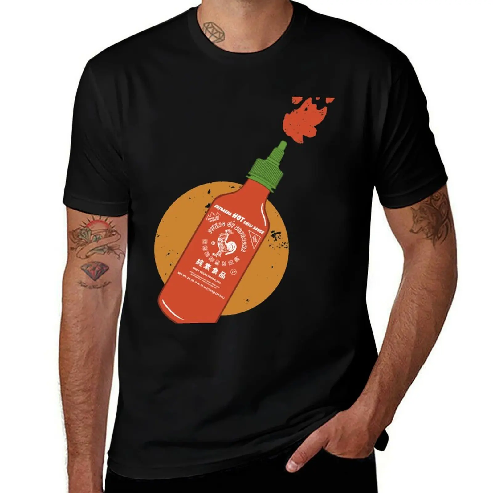 

Colorful Sriracha T-Shirt t shirts with prints funny t shirts dark humor T-Shirt