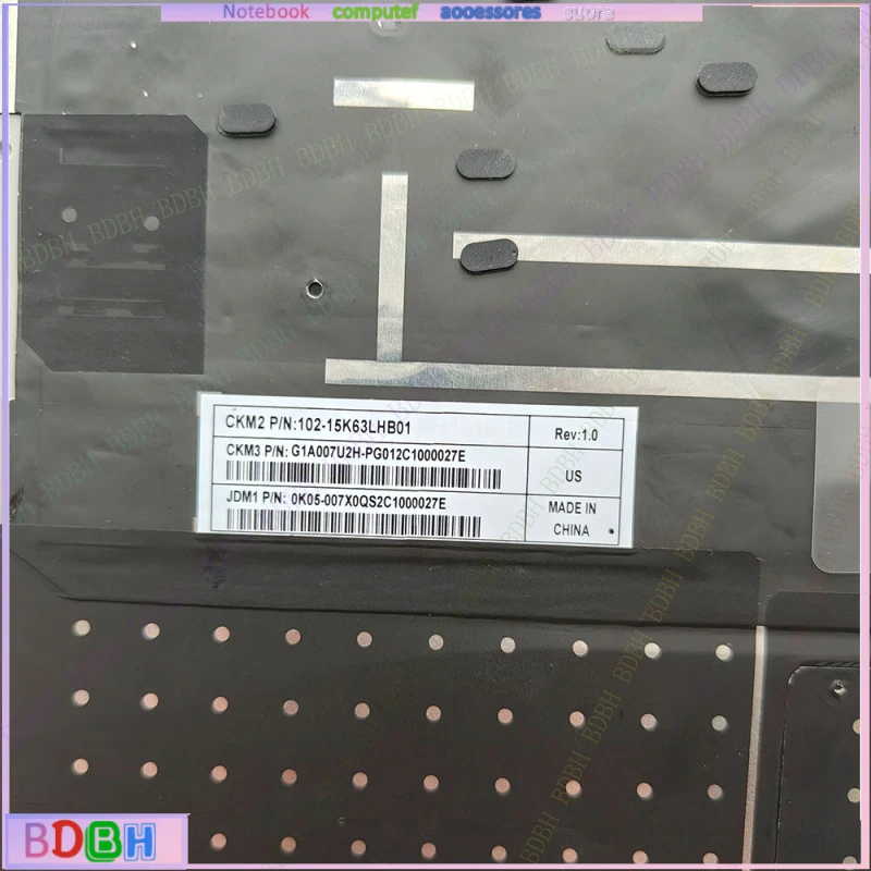 New For Microsoft Surface Laptop 1st 2nd 1769 Palmrest Keyboard Touchpad Blue US
