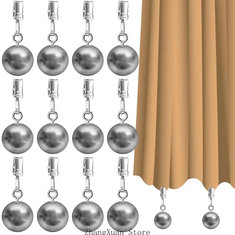 Robuste Vorhanggewichte, Draperie-Clip, verhindern, dass die Outdoor-Vorhangflagge weht, 3 x – Detail 3