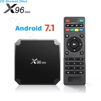 X96mini Android 7.1 Version Smart Android TV Box X96 mini S905W Quad Core support 2.4G Wireless WIFI media Player Set-Top Box