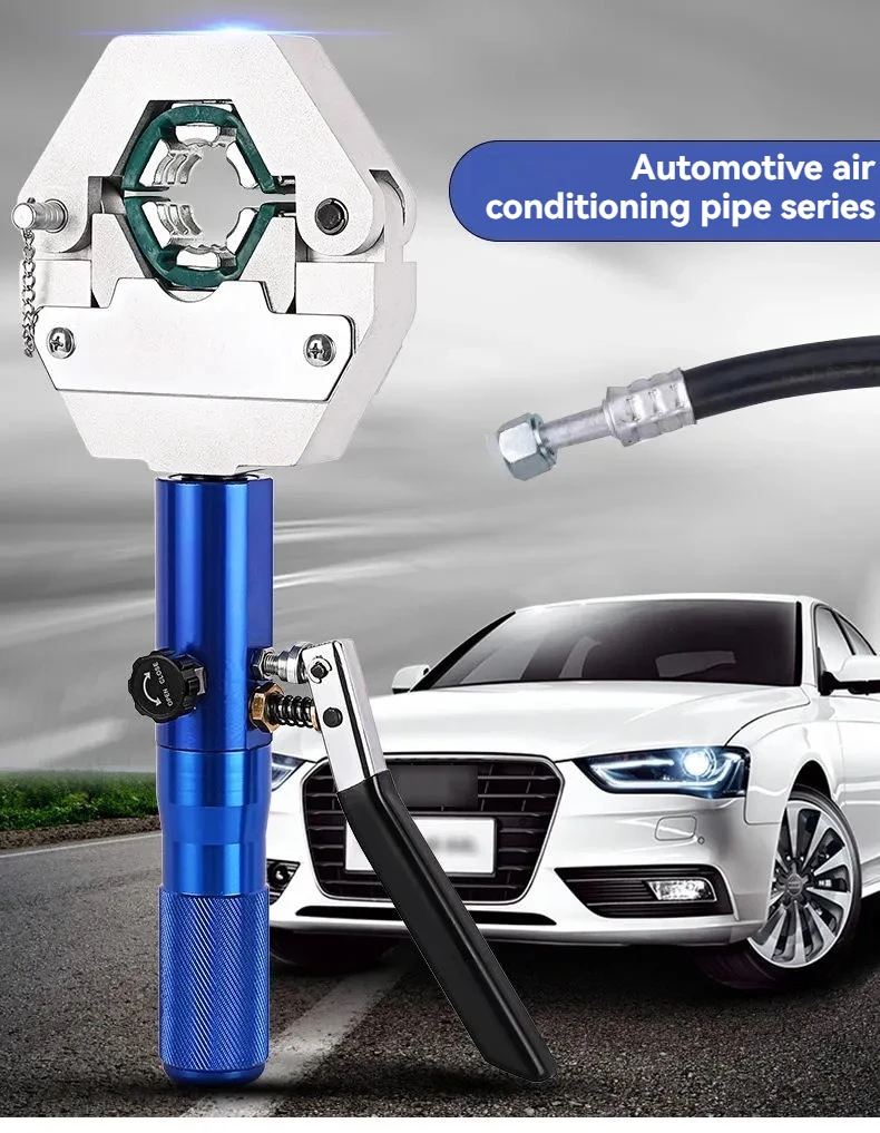 

Kit 8T Crimper Automotive Air Conditioning Maintenance FS-7842 Portable Hydraulic Hose Crimping Tool Manual Hose Crimper