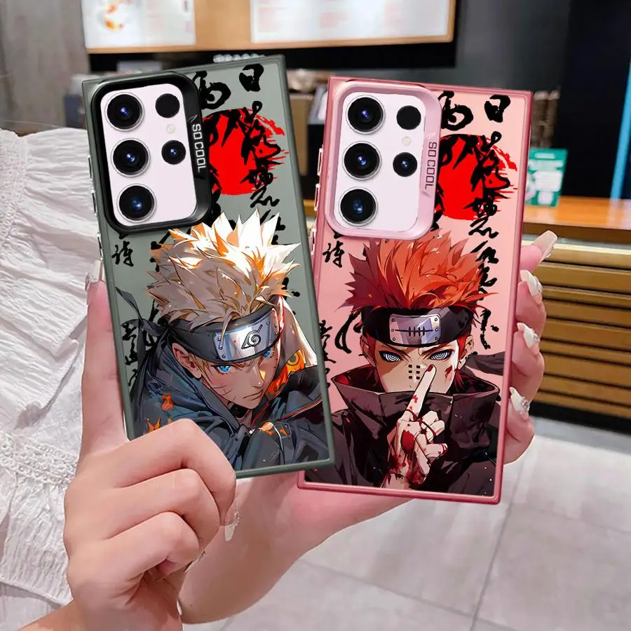 Case for Samsung Galaxy S26 Ultra S21 S23 S20 FE S22 S24 FE Note 20 S25 Edge Phone Cover Narutos-Akatsukis-Cloud