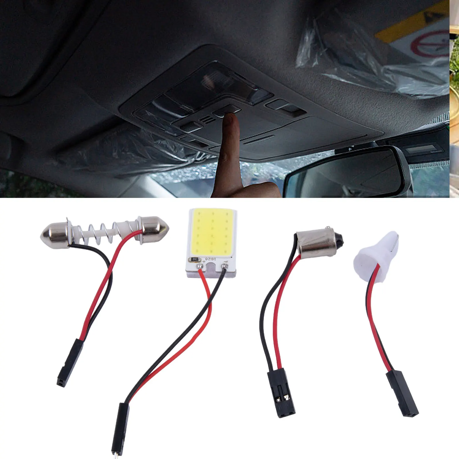 

Cabin Light COB LED Light Panel 12V 6000k COB Lamp Bead Low Power Consumption Super White In-Car Reading Light