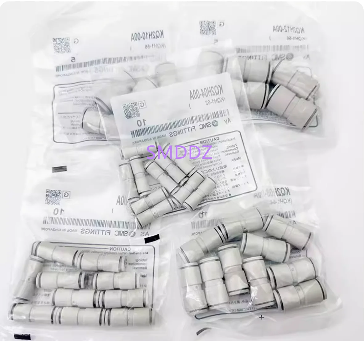 Прямой разъем SMC, 10 шт., лампочка