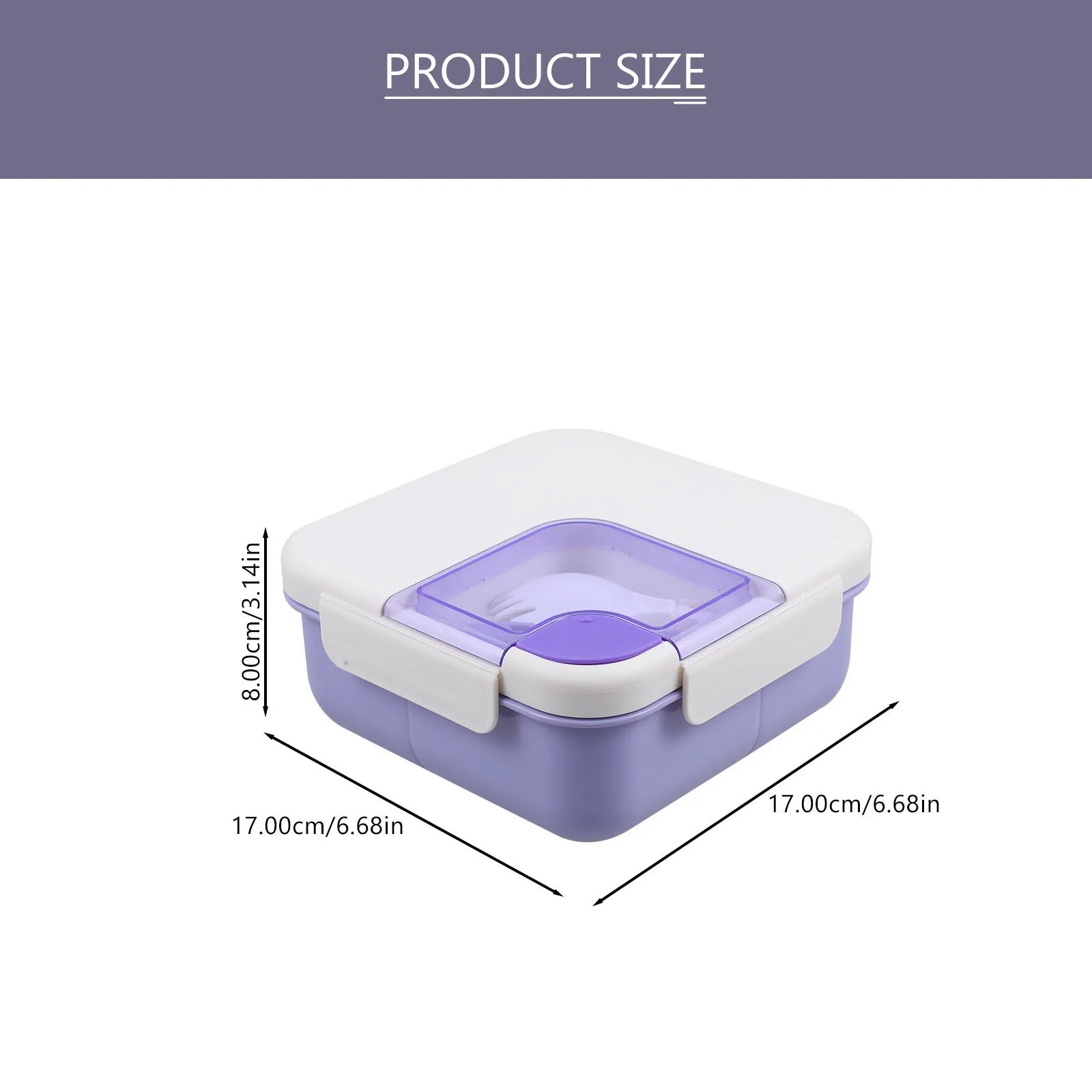 Portable Lunch Box Bento Box Microwaveable Heat Resistant Simple Design Office School Home Outdoors Adult Women Men