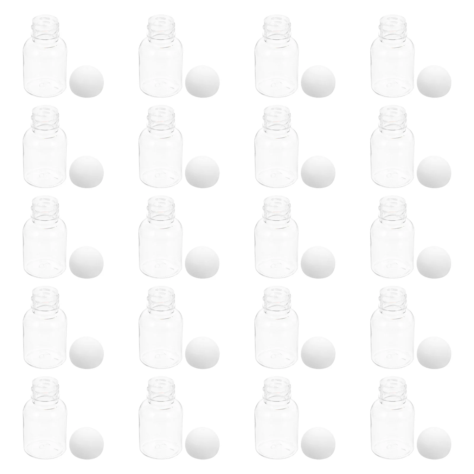 

20Pcs Liquid Dispensing Bottles 25Ml Transparent Portable Small Plastic Bottle for Skincare Oil Travel Lotion Storage Container