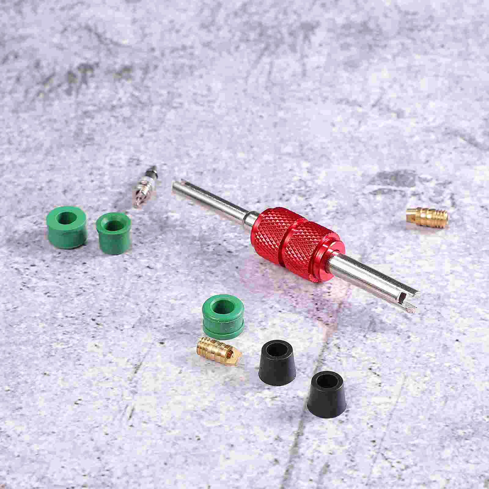 Tool Valve Ac Tire Valve Caps Air Removal Conditioning Schrader Core Repair Tools Refrigerant Recovery Recharge Line Hose Seal