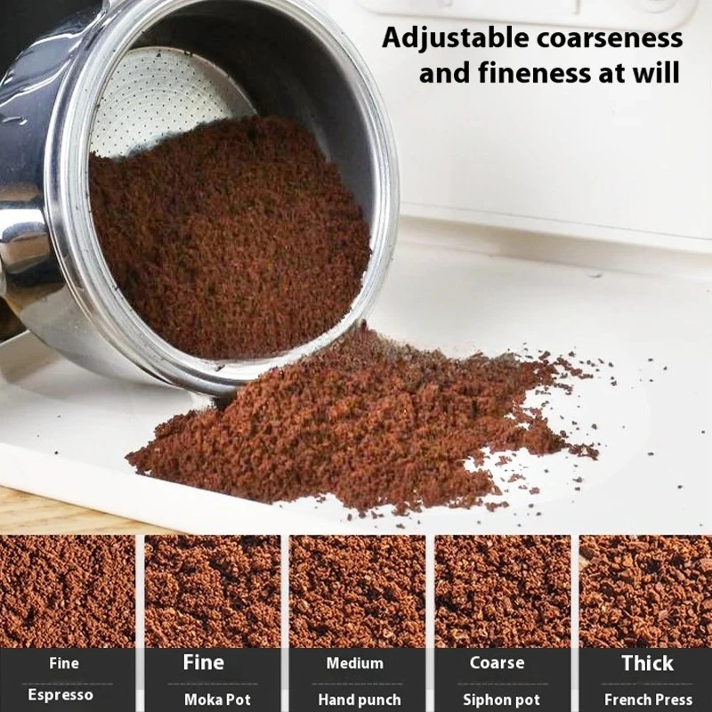 Fast Grinding Speed Low Noise For Home Restaurant Coffee Shop Automatic Coffee Grinder Dosing Espresso Special Powder Machine 4