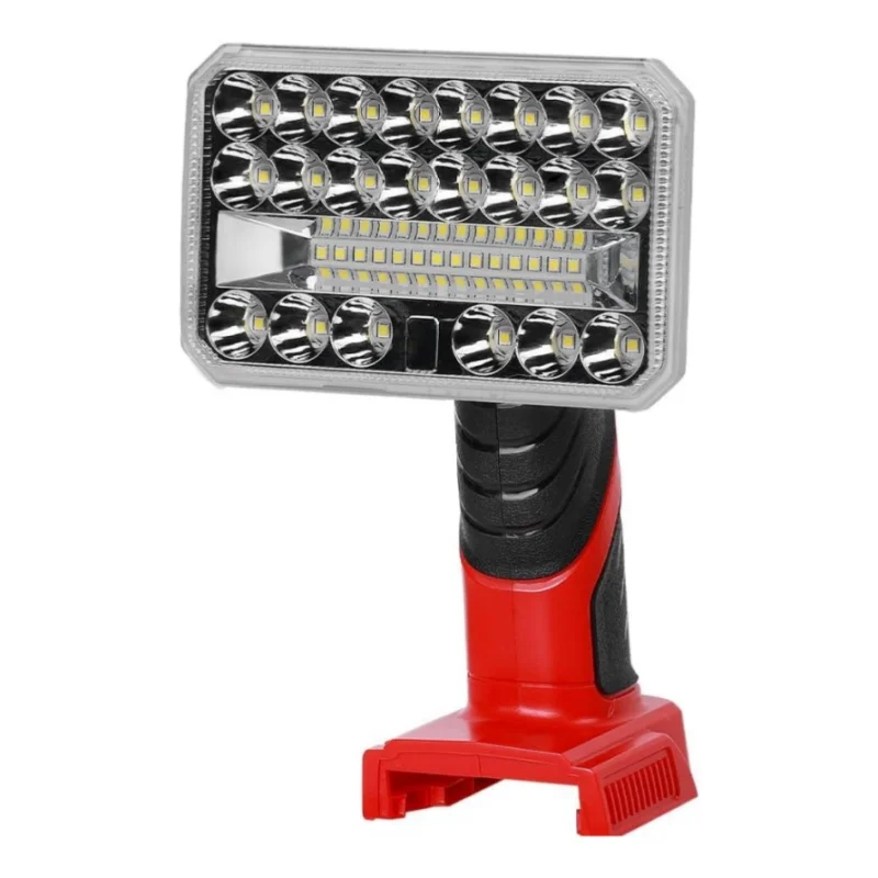 

2000LM Cordless LED Flashlight for Milwaukee M18 USB Port 5" Zinc Alloy for Camping Hiking Job Sites Indoor&Outdoor(No Battery)