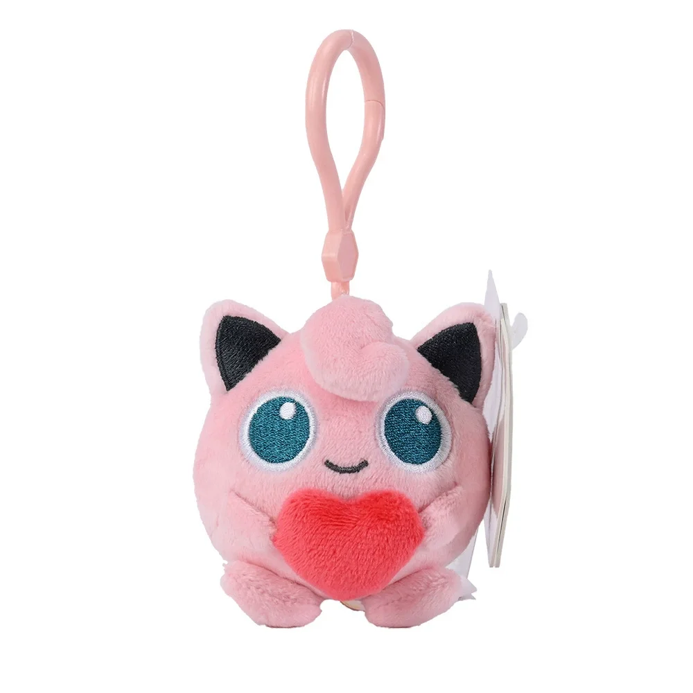 Ciondolo per bambola di peluche Pokémon Portachiavi giocattolo carino Eevee Gengar Decorazione zaino