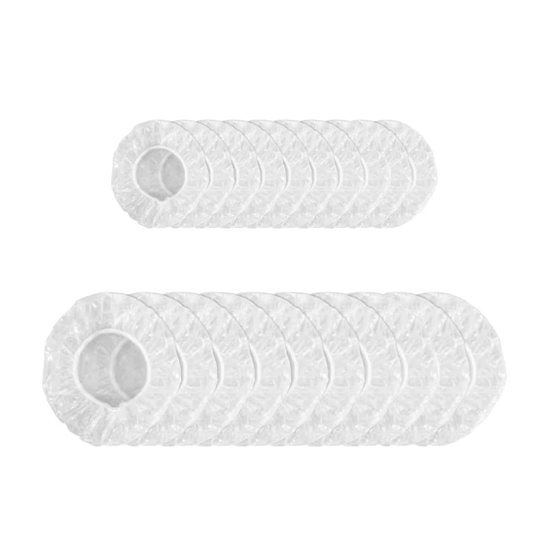 100pcs Biodegradable Covers for Smoky Detectors Clear Window Easy Visual Inspection