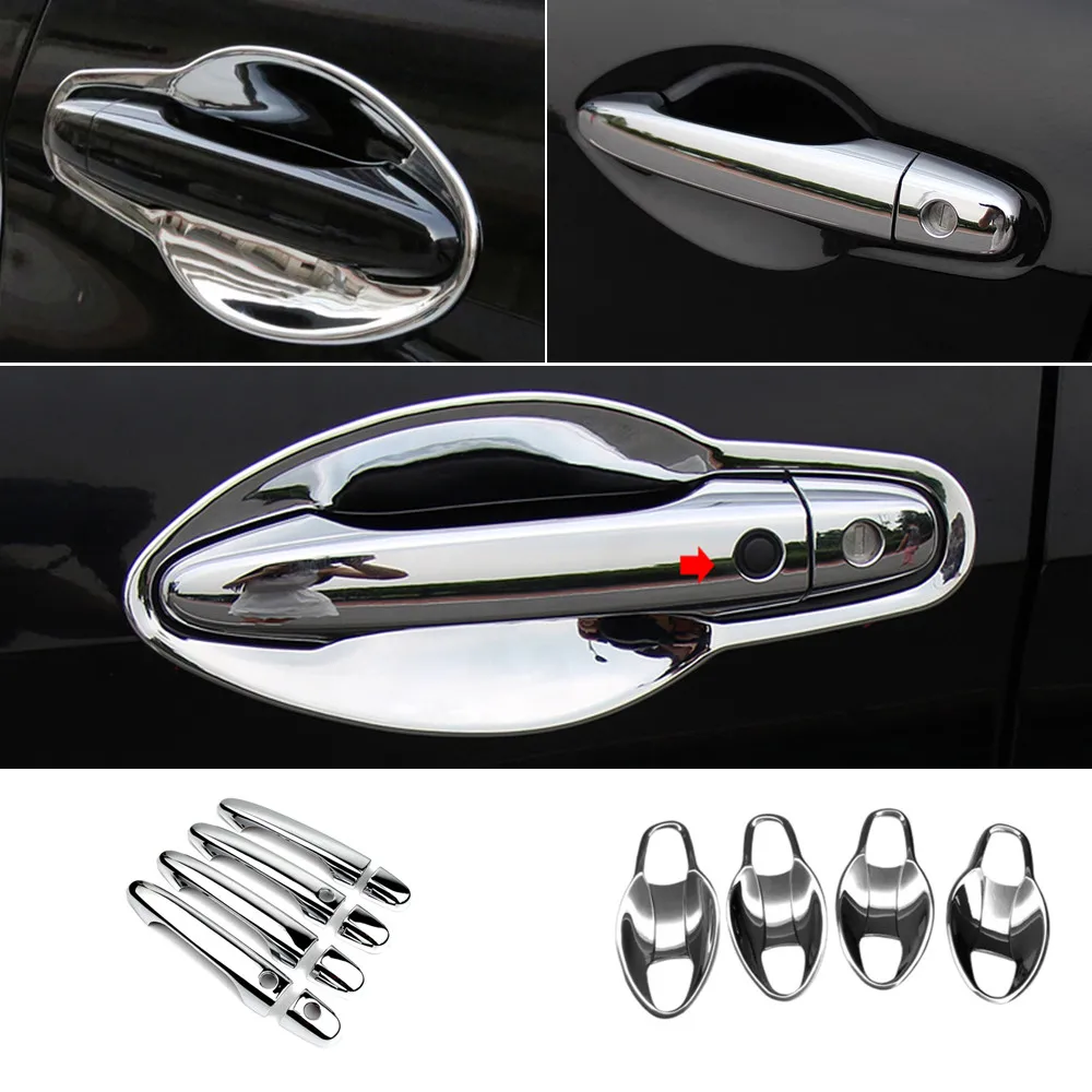 

For Honda CR-V CRV 2012 2013-2016 Chrome Car door protector Handle Door Bowl Decoration Cover Trim Styling Exterior Accessories