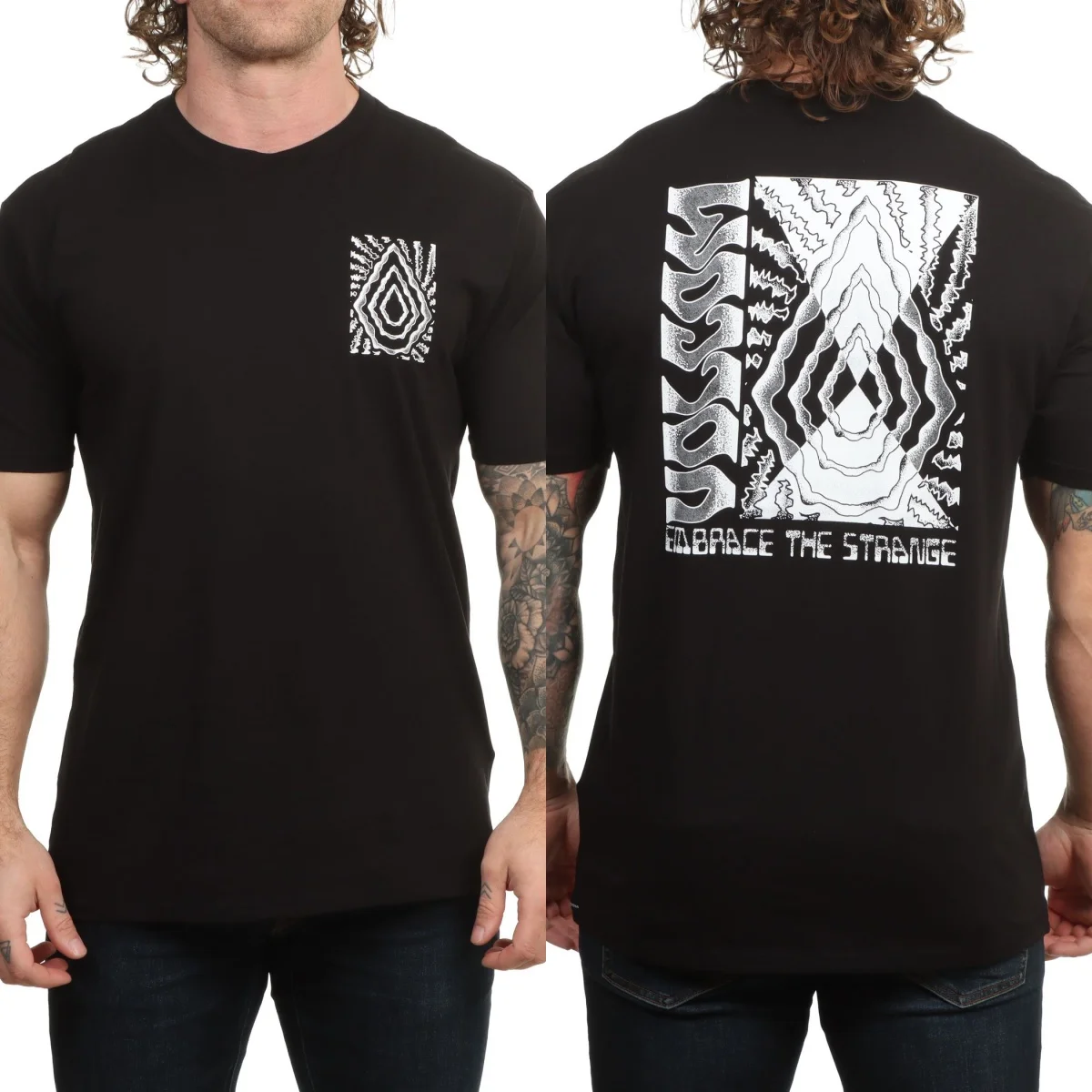 Retro Summer Volcom Graphic Cotton T-shirt Unisex Summer Short Sleeve Fashion Brand Tee Luxury Casual Vintage Tees