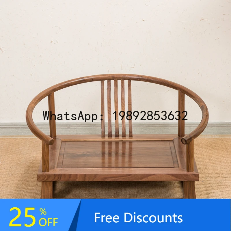 

YFY North American Black Walnut Meditation Zen Tatami Circle Tea Meditation Meditation Solid Wood