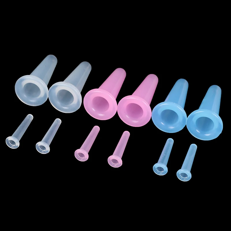 4 Pcs Massage Vacuum Cupping Set Silicone Face Cuping Therapy Cup Anti Cellulite Body Massage Health Care