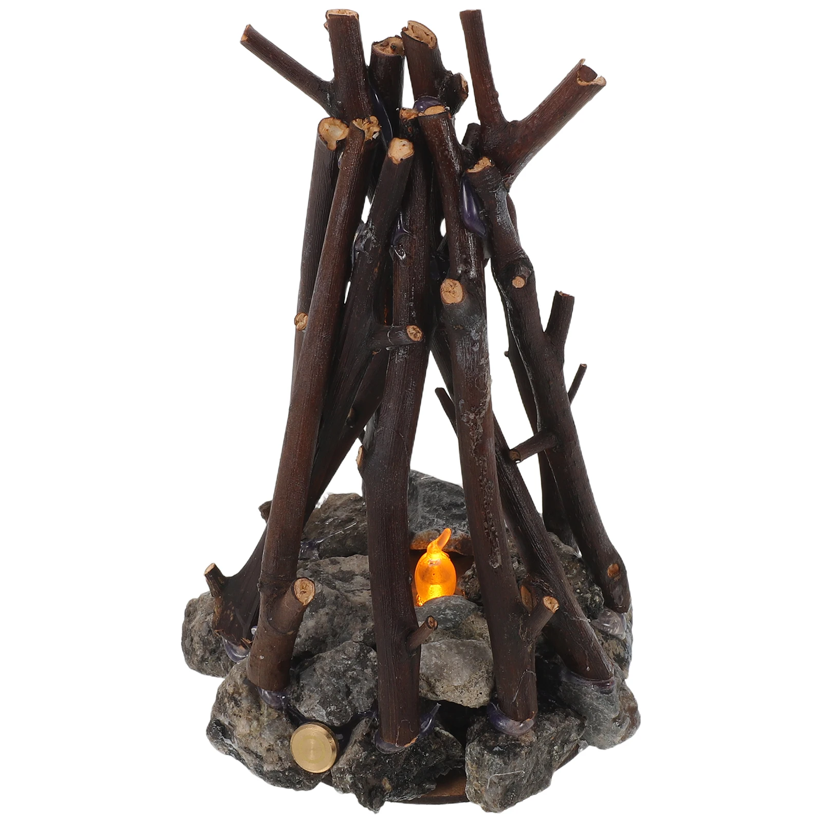 

Rechargeable Led Night Light Campfire Flame Effect With Portable Usb-Powered Lamp For Bedroom Outdoor Camping