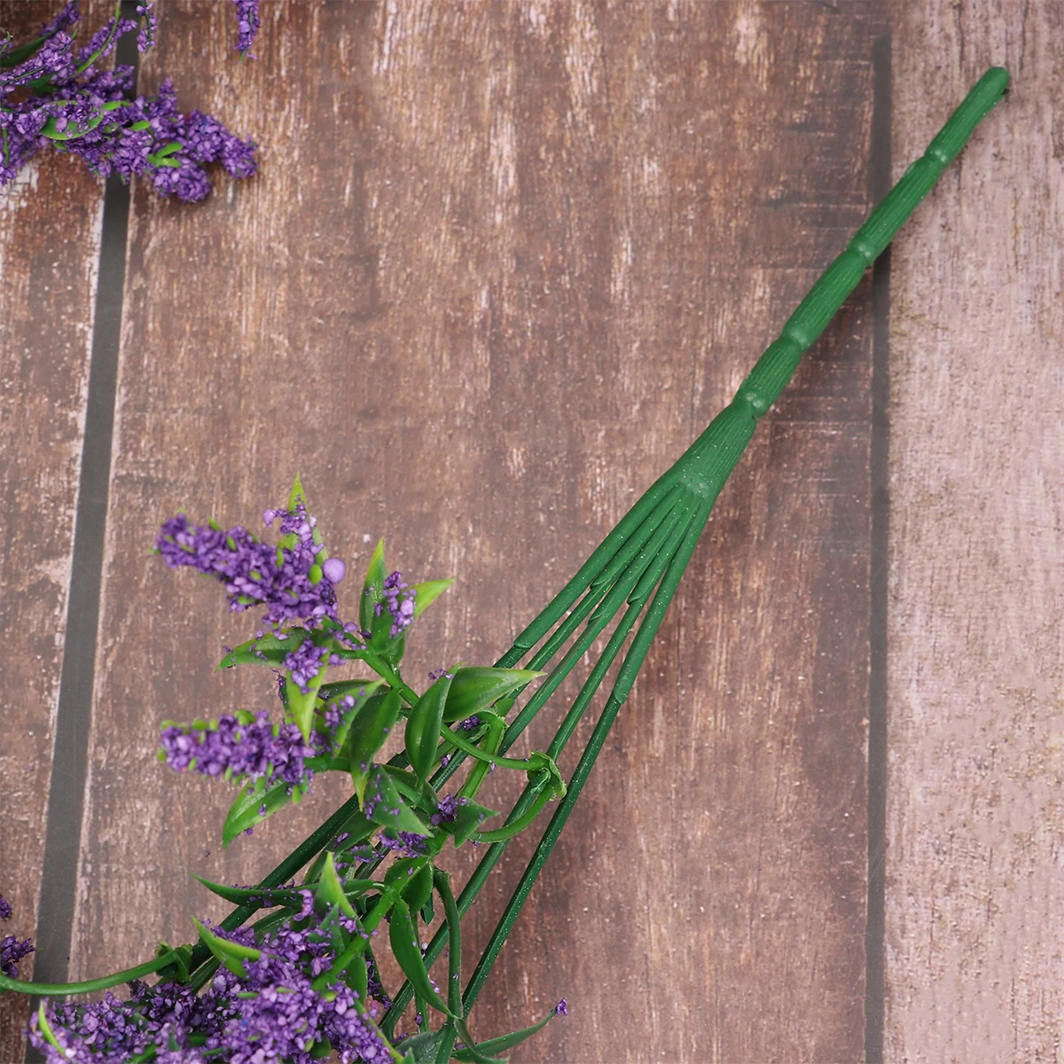 

Artificial Lavender Simulation Flower Pendant Hanging Basket Faux Plants Indoor Decor Simulation Flower Wall Viola Purple
