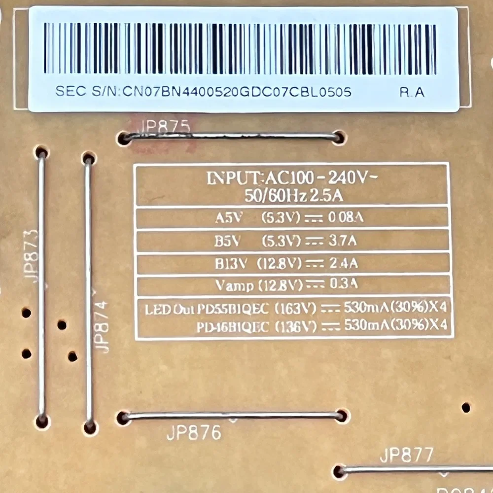 BN44-00520C = BN44-00520G PD46B1QE_CDY لوحة إمداد الطاقة لتلفزيون UE40ES6560U UE40ES6540U UE46ES6530U UE40ES6800U UE40ES6710U