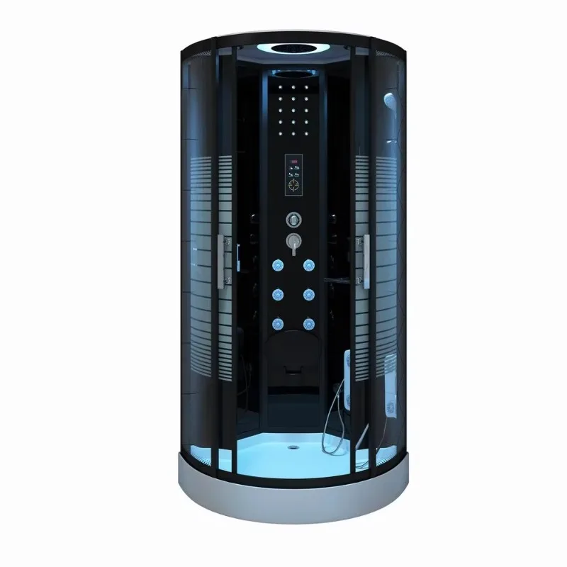 Customization Luxury Corner Massage Enclosed Steam Shower Room Sauna and Steam Combos Shower Cabin  Steam Sauna Shower Cabin for