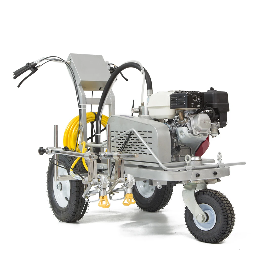 PT-4090 Airless Hand-push Line Striping Cold Paint Road Marking Machine for Highway Construction