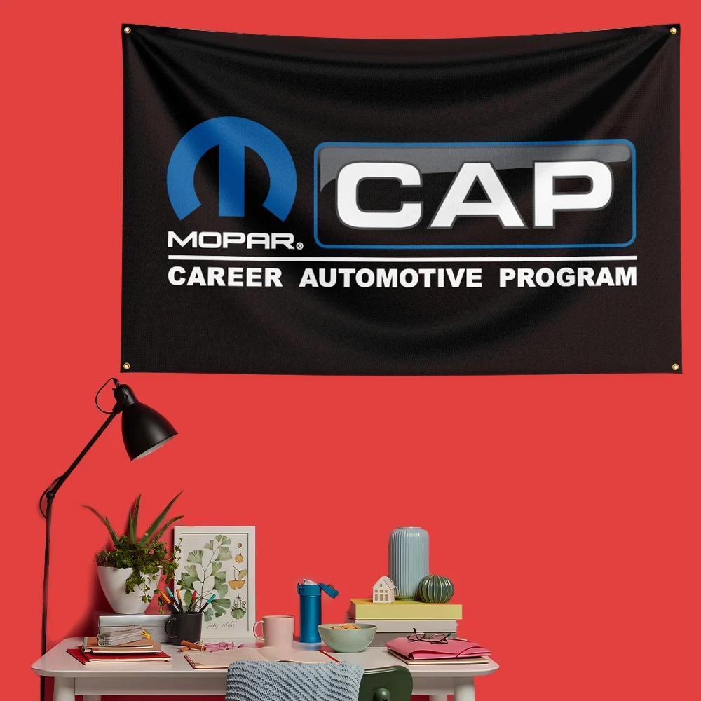 Mopar Performance Flag 3x5 FT 90x150cm Polyester Garage Wall Decor Banner For Muscle Car Fans