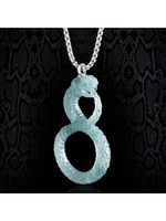 Hot selling Natural A-goods Jadeite Snake Pendant Black Mamba Memorial Necklace Icy Jade