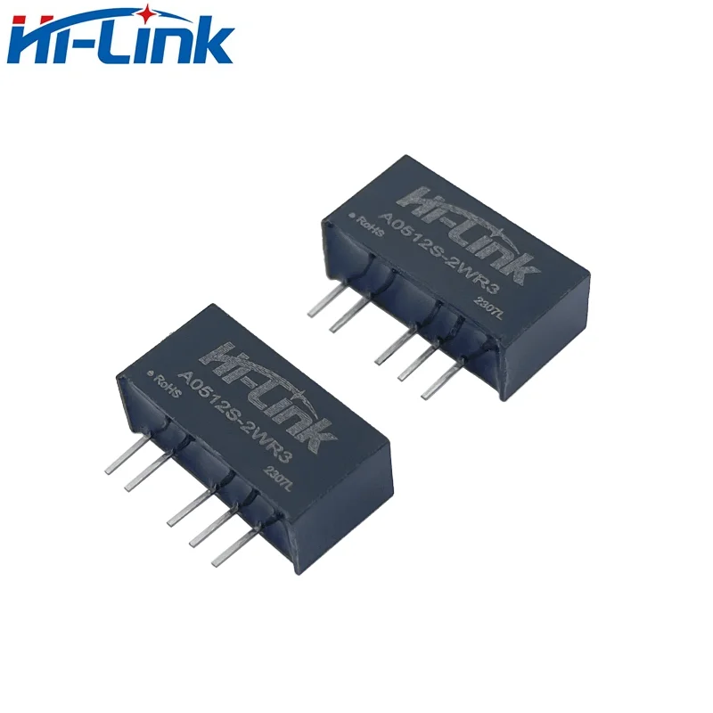 2pcs A0505S-2WR3 A0512S-2WR3 5V to ±3.3V ±5V ±9V ±12V ±15V 2W Dual Output Isolated Power Supply Module Power Converter Hi-Link