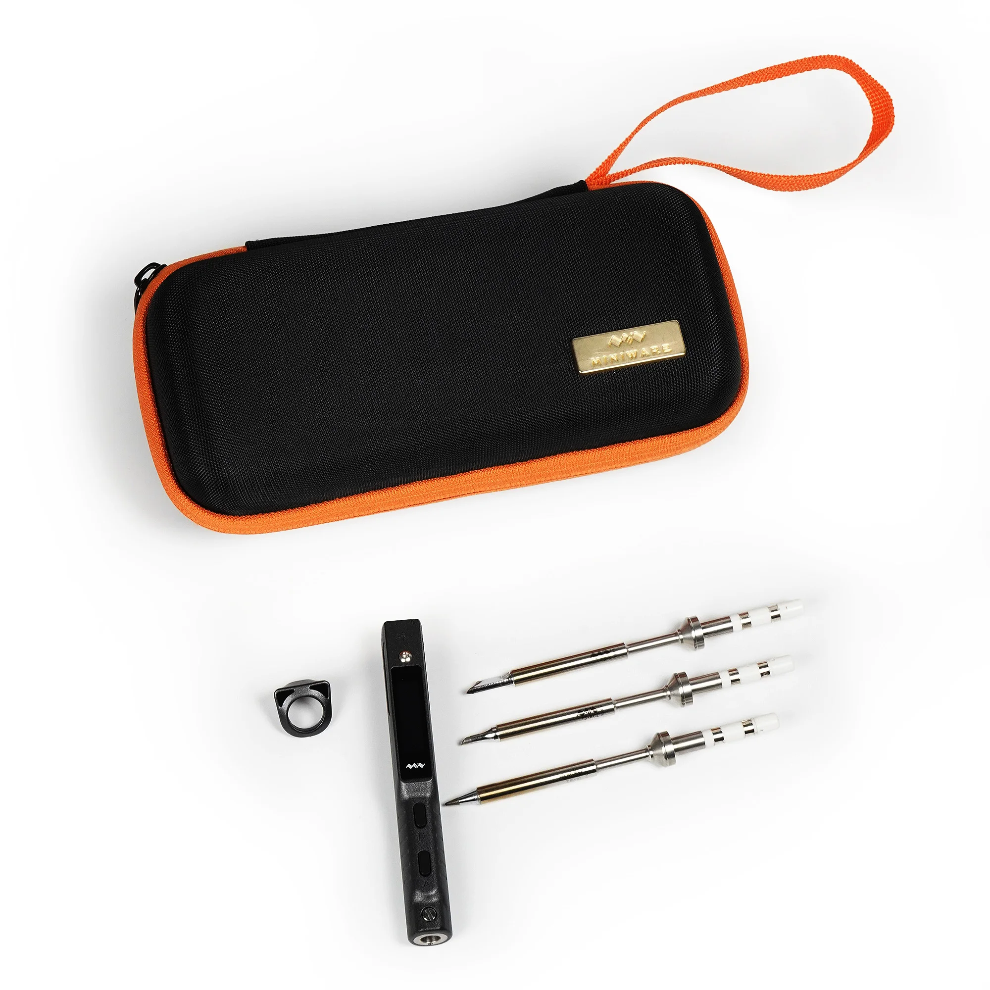 MINIWARE TS101 GO KIT Portable Smart Soldering Kit with Tips Storage Bag for Field Repair Electronic DIY
