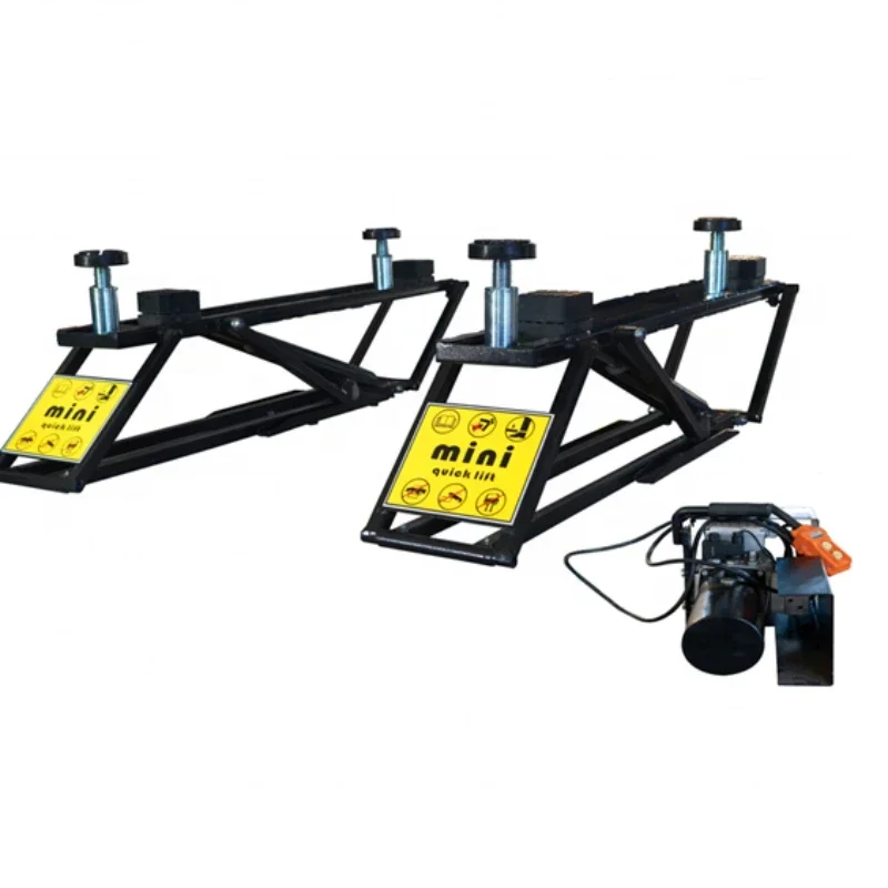 

2.8t Mini Scissor Car Lift Auto Mobile Quick Jack Car Lifts for home garage