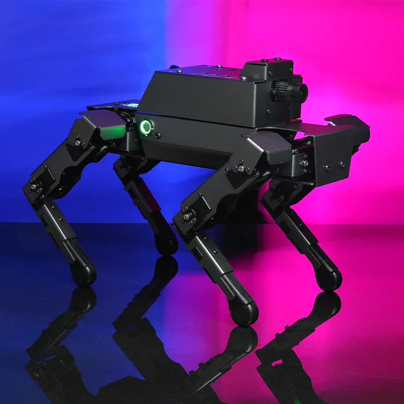 Yahboom Quadruped Bionic Robot dog with AI visual recognition functions through Python programming based on Raspberry Pi 4B