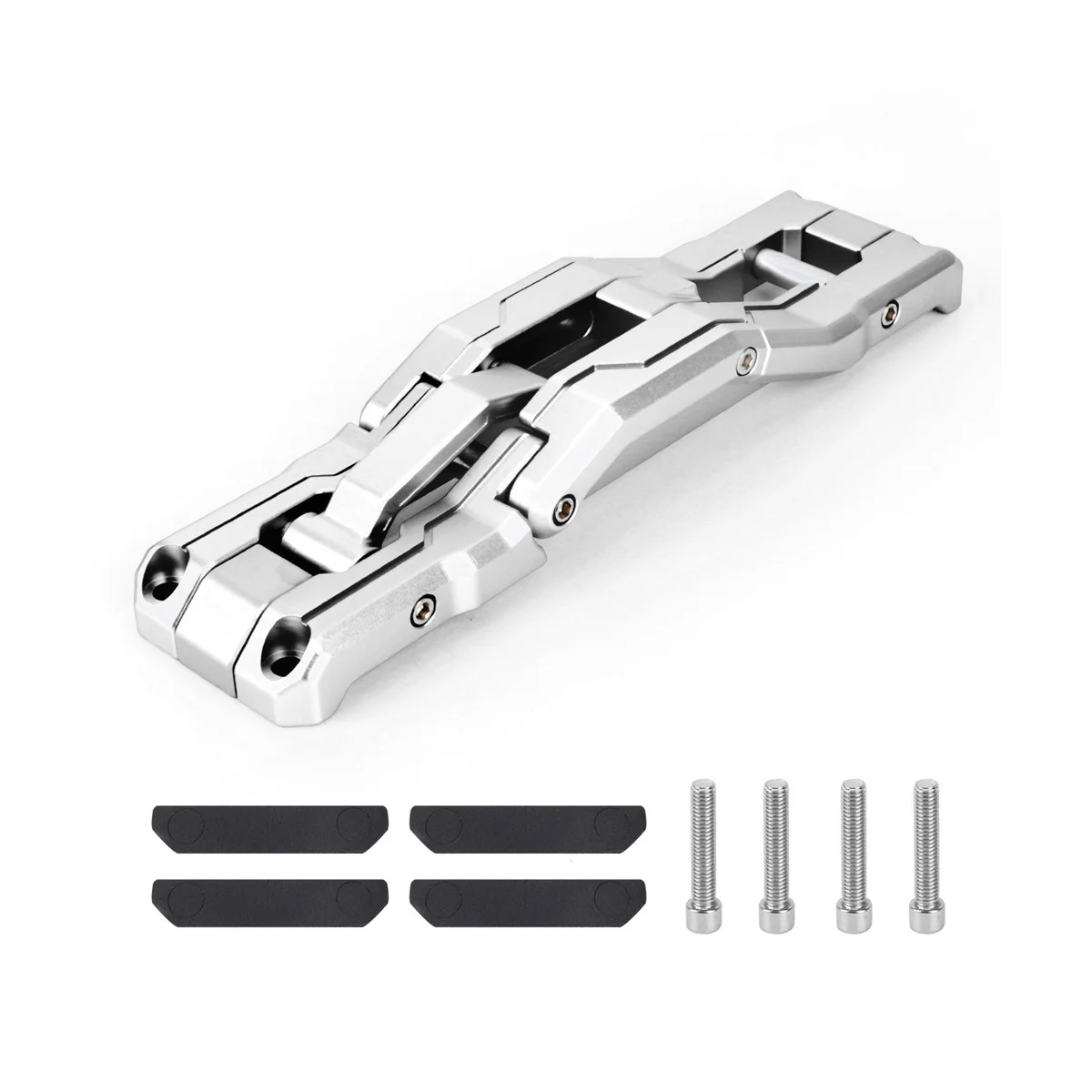 

2/4 Door Before and After Side Ladder Pedals for Jeep Wrangler JK/JL 2007-21 Aluminum Alloy Folding Ladder Pedals Silver