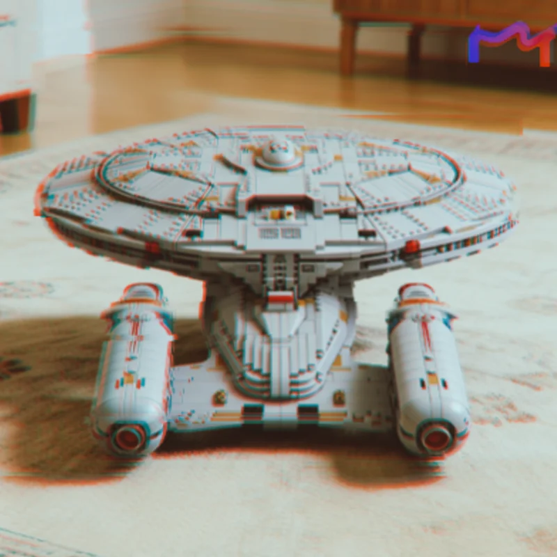 Hot Seals 2026 New 3600pcs Trek Enterprise Super Great Ultimate Spacecraft Display Building Blocks Bricks Toy For Adults Gifts