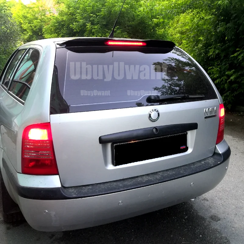 Für Skoda Octavia RS Mk2 Combi 2005-2013 Hinten Stamm Spoiler Dach Flügel Racing Sport Splitter Außen Teil Tuning zubehör