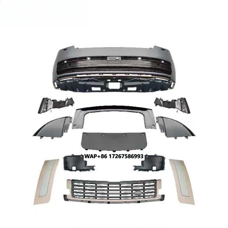 

Body Kits Fit for RR From 2024-2025 Year to SV Style PP Plastic Car Bumper Front Bumper and Grille SV Bumper