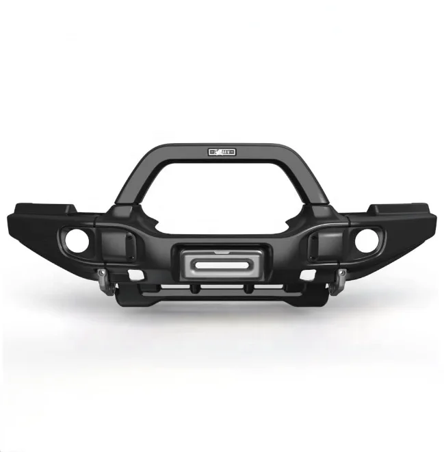 Hot Stamped Boron Steel Ave EX Front Bumper High Flare For JL Wrangler/Gladiator 2018-2024 Superior Winch Access And Visibility
