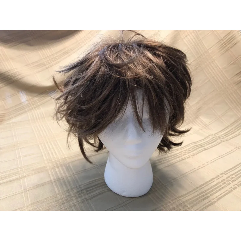 

Винтажный парик Aderans Brunette с короткими волосами, парик Боб, шиньон, 100% модкриловое волокно