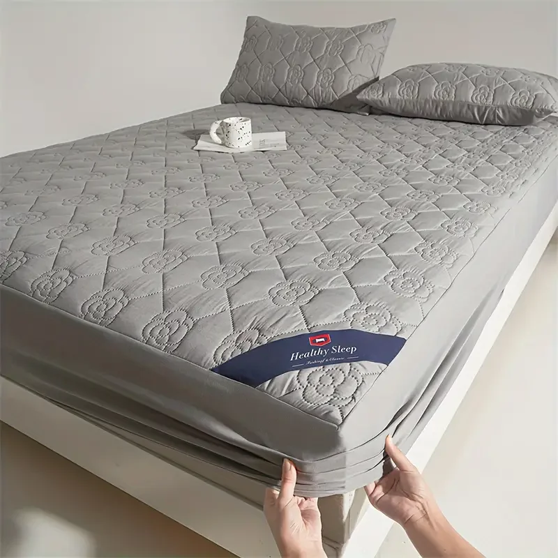 Protecteur de matelas imperméable confortable, drap-housse imperméable doux et respirant sans bruit pour lit simple ou Double, 1 pièce