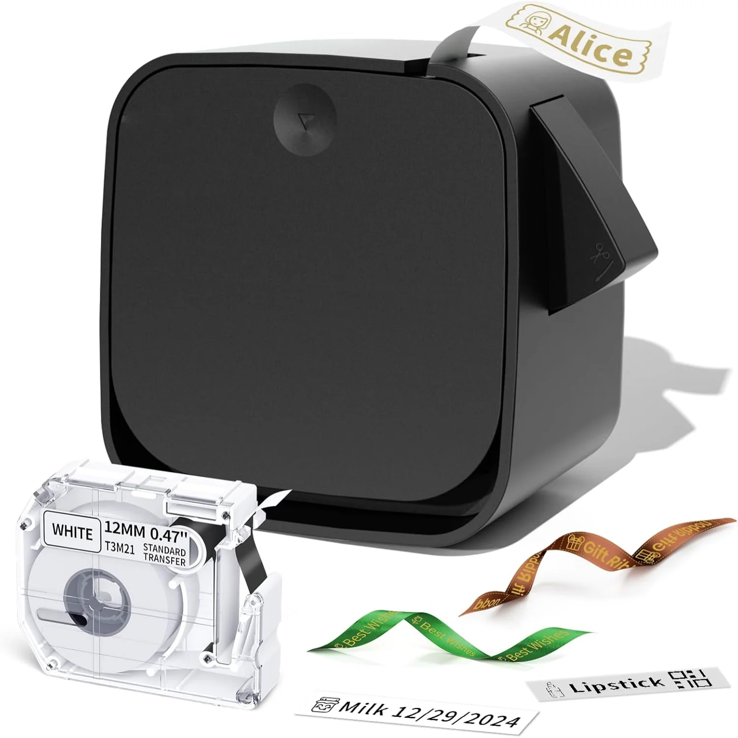 

Label Maker Machine with Tape, M960 Bluetooth Label Makers for Organizing Office/ Supplies, Easy-to-Use Labeler Print Multiple