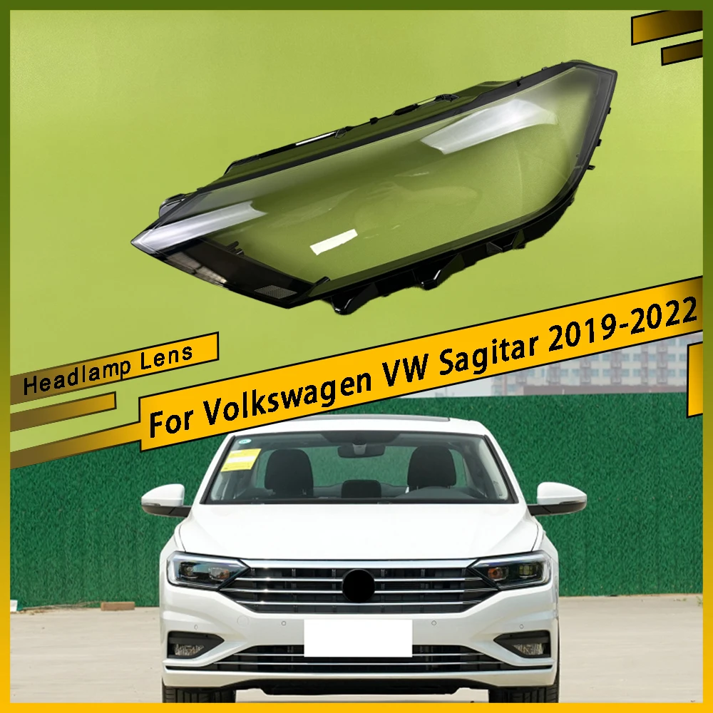 

For Volkswagen VW Sagitar 2019 2020 2021 2022 Headlamp Lens Transparent Shell Headlight Glass Replace The Original Lampshades