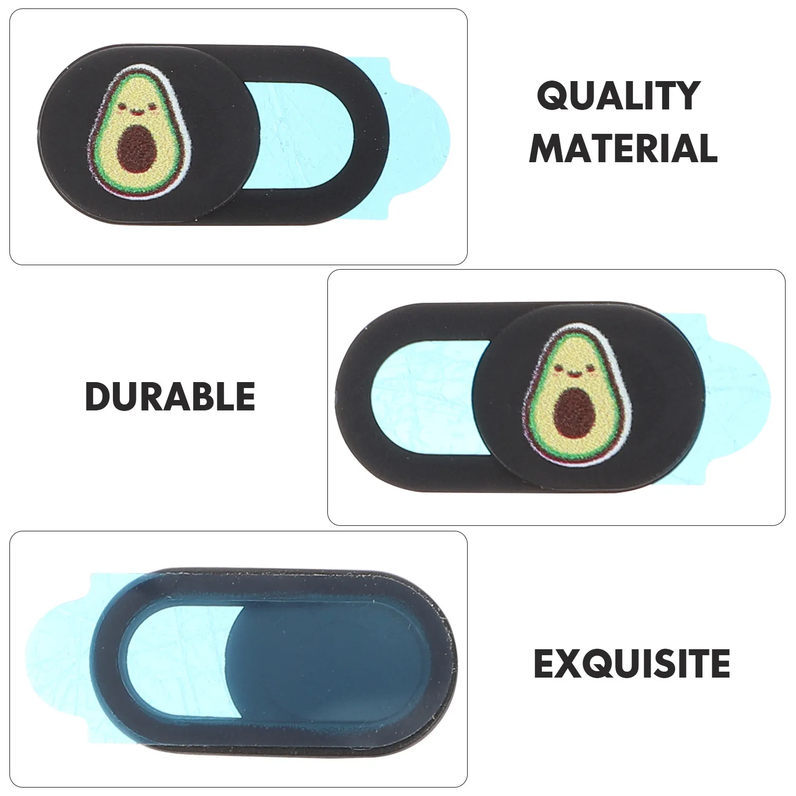 

2pcs Webcam Slide Privacy Protection Lens Cover For Laptop Tablet Notebook Shield Cover Ultra-Thin Slider