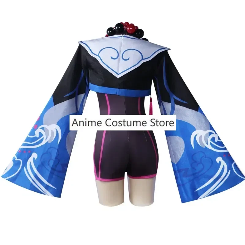 ชุดจั๊มสูทลายซอมบี้สำหรับชุดคอสเพลย์ผู้หญิงชุดเครื่องประดับสร้อยคออะนิเมะซอมบี้สไตล์โบราณไม่มีที่ไหนยุ่งเหยิง