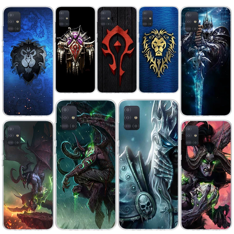 W-World Of W-Warcraft W-Wow Soft Silicone Phone Case For Samsung Galaxy A50S A51 A70 A71 A41 A31 A21S A11 A10S A20E A30S A40 A6