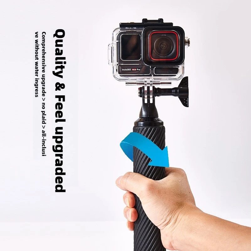 Portátil flexível câmera esportiva monopé suporte do telefone móvel mini selfie vara tripé à prova dwaterproof água para gopro dji instan 360 universal