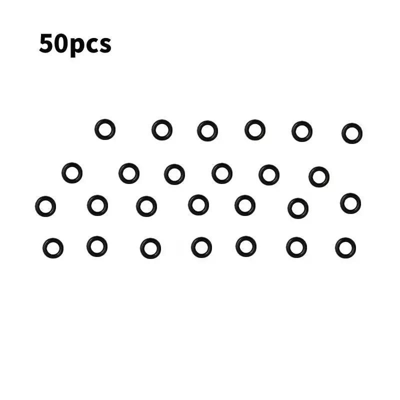 50pcs/lot High Pressure Water Gun Cleaning Outlet O-ring Rubber Ring Black Car Wash Machine Accessories Car Beauty Water Gun Acc